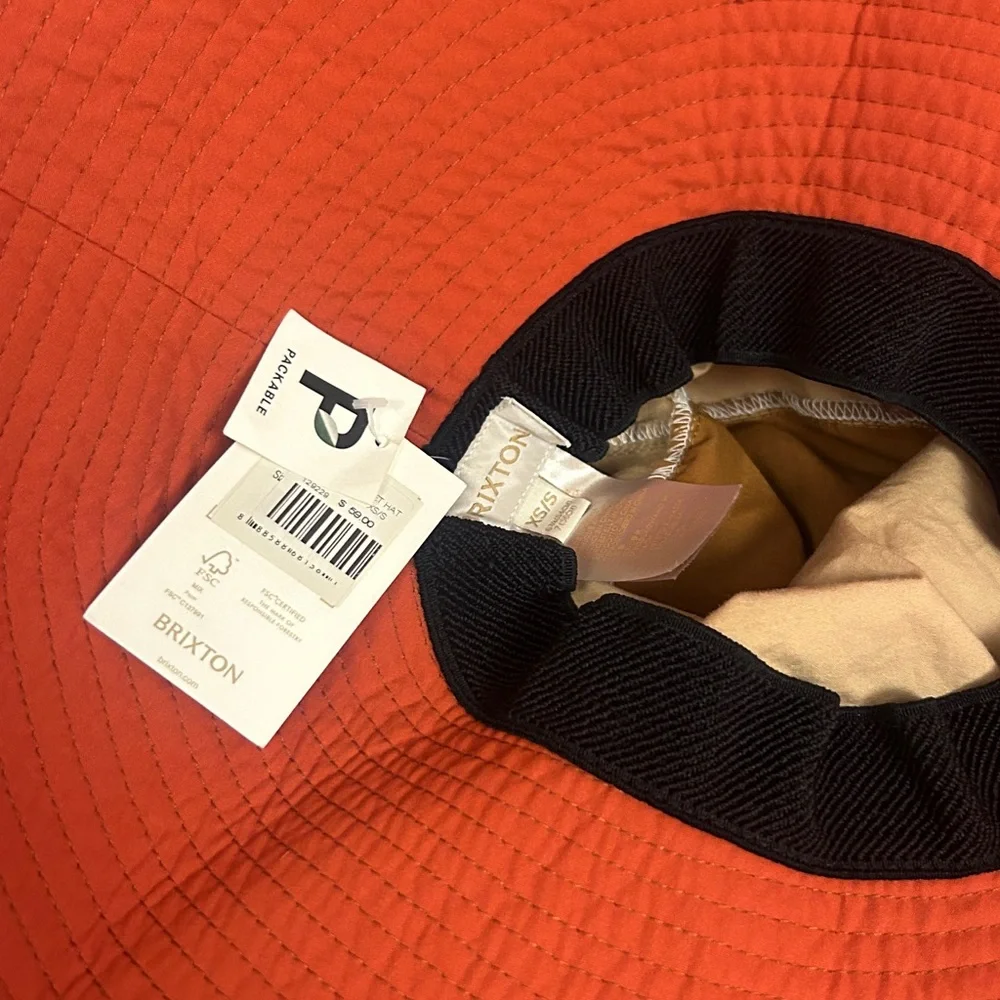 Brixton Colorblock Long-Brim Maddie Bucket  Hat